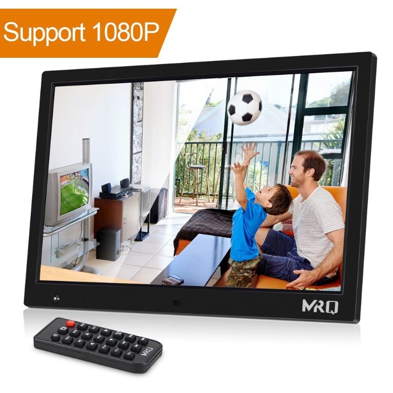Electronics & Photo MRQ 14.1 Inch Digital Photo Frame Full HD 1080P Supported Picture Music