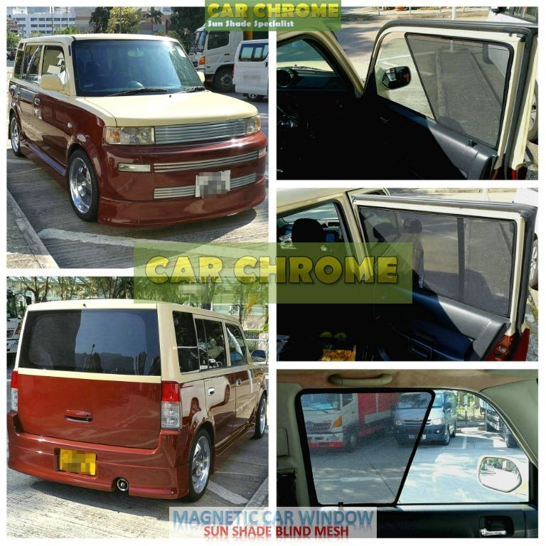 豐田TOYOTA bB Ncp3# (2000/01 - 2005/12) 專用全車磁石版本窗網一套7 