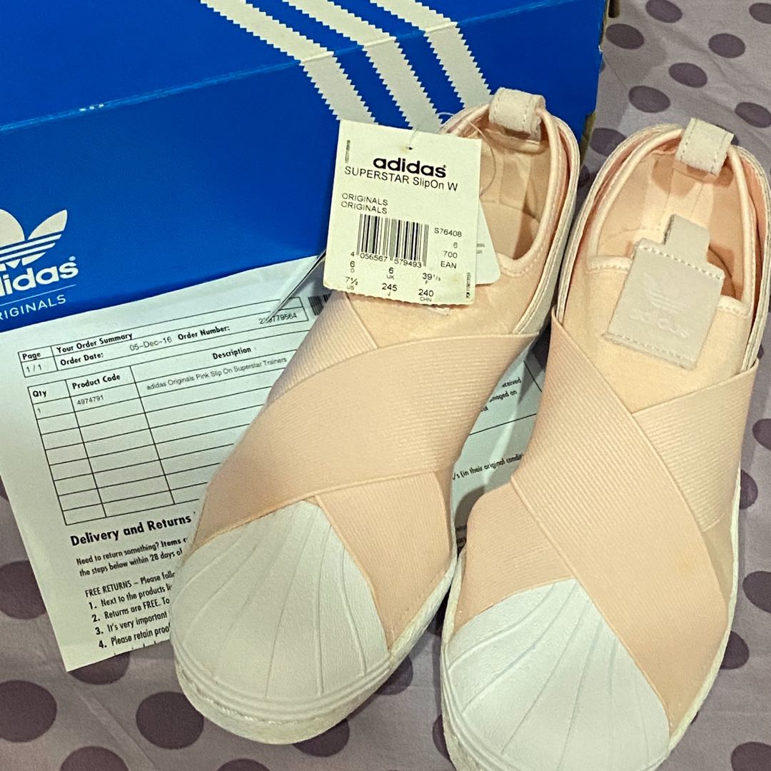 Adidas Superstar Slip On W UK6 Women s Fashion Footwear