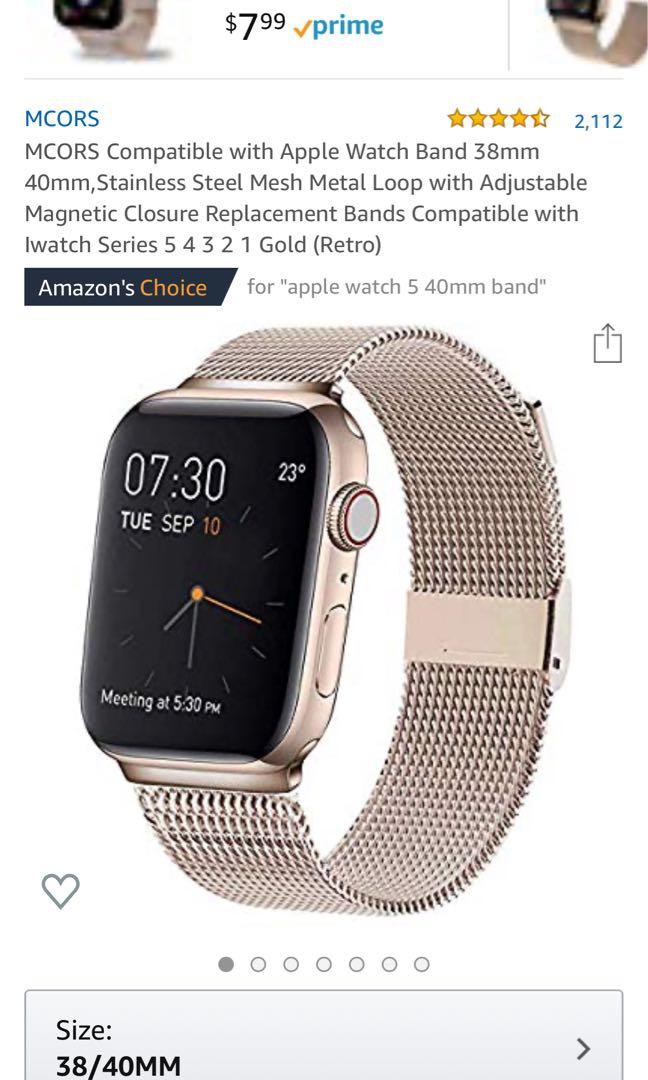 Bnib Mcors Gold Milanese Loop Watch Band Electronics Others On Carousell