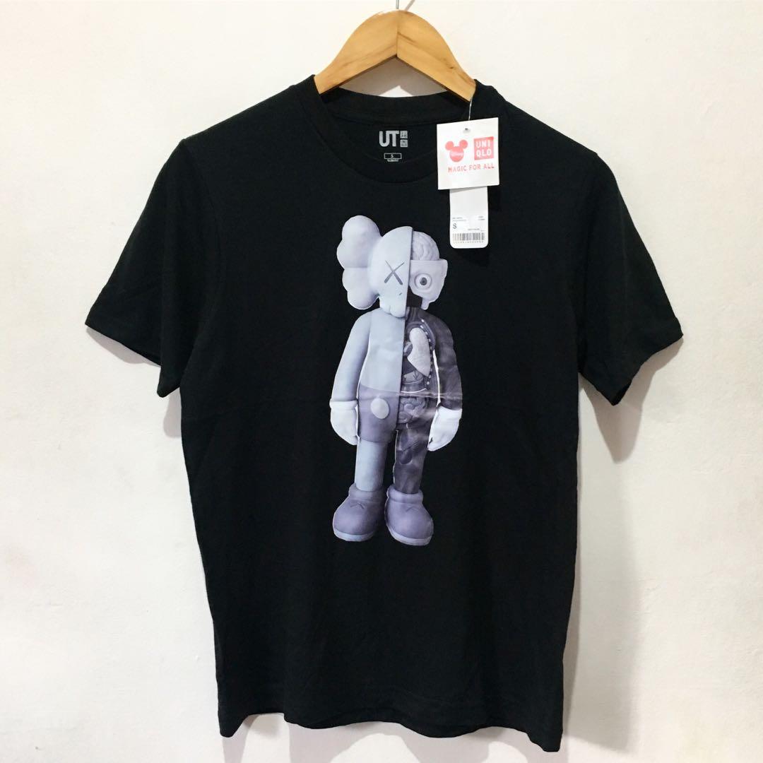 Branded Overrun Uniqlo kaws black 
