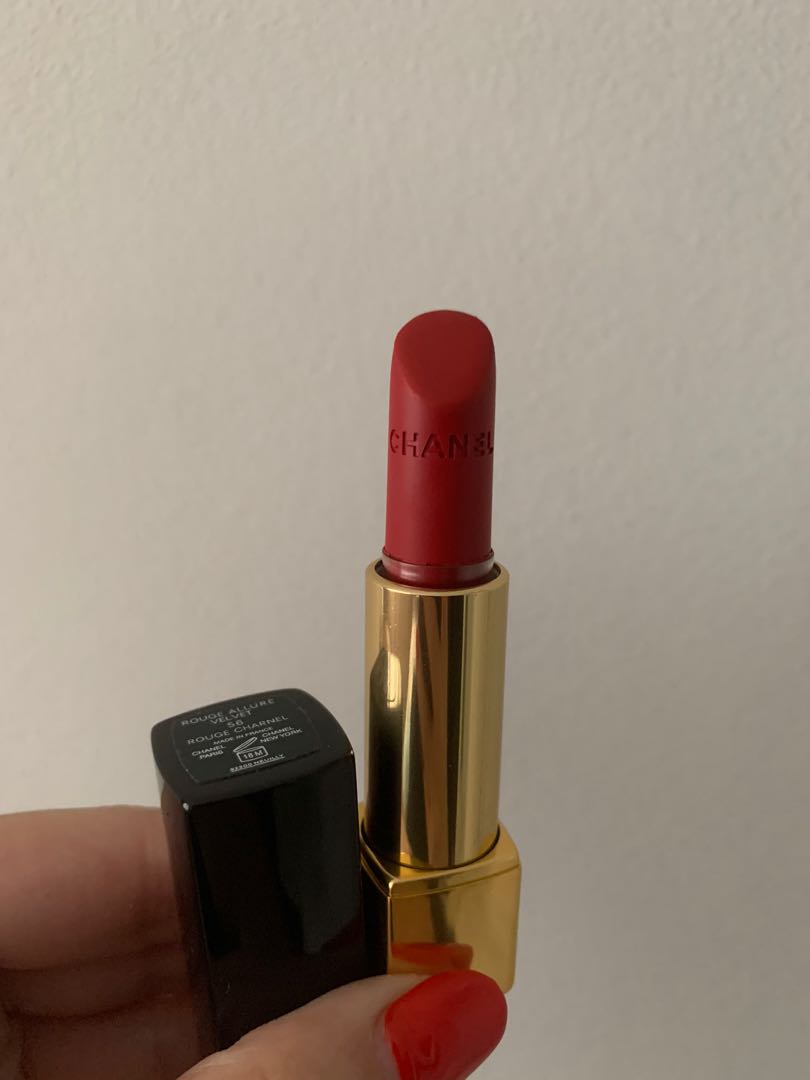 Chanel Rouge Allure Velvet  Luminous Matte Lipstick  56 Rouge Charnel   NIB  eBay