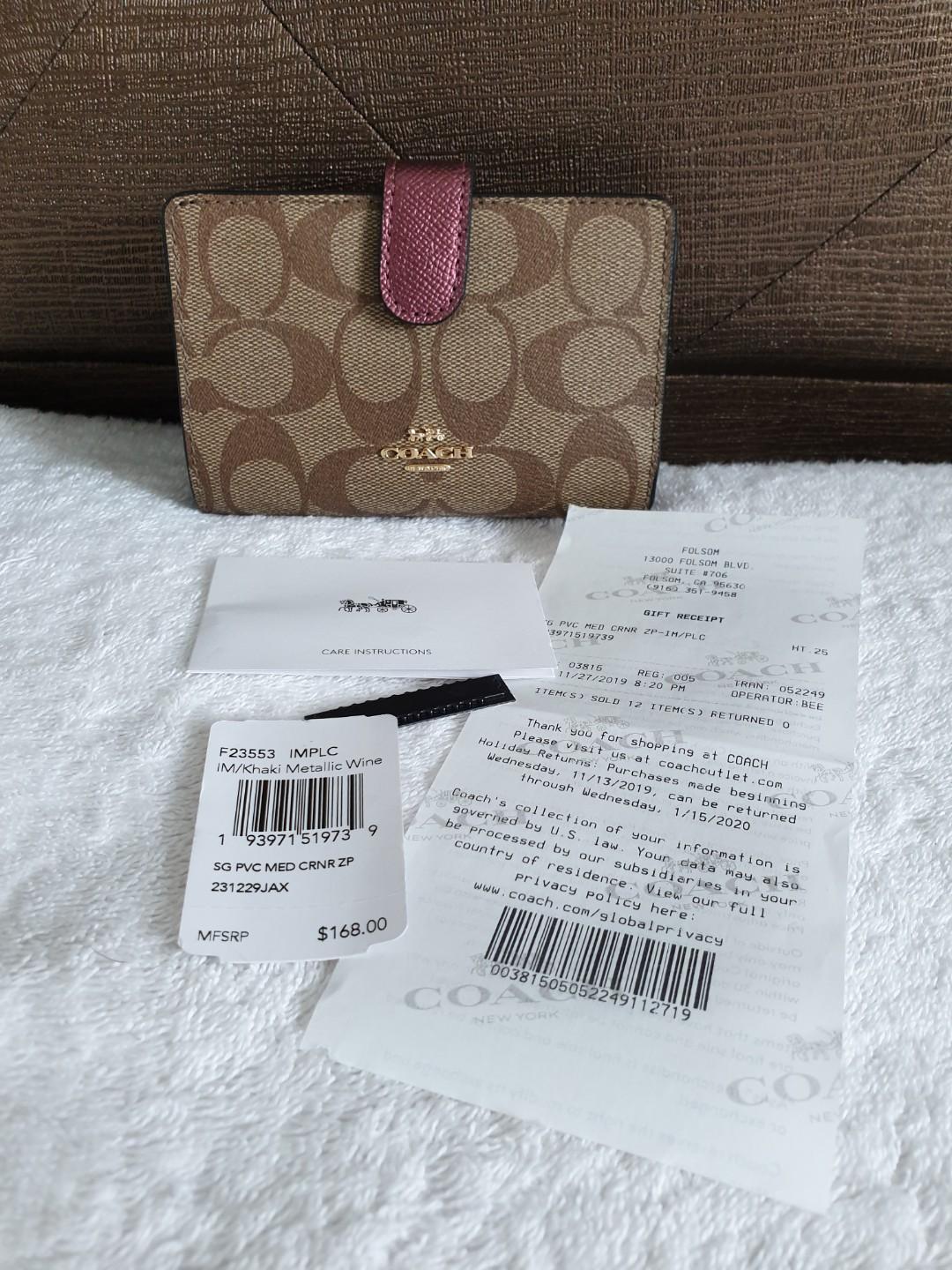 Coach Wallet Luxury Bags Wallets on Carousell