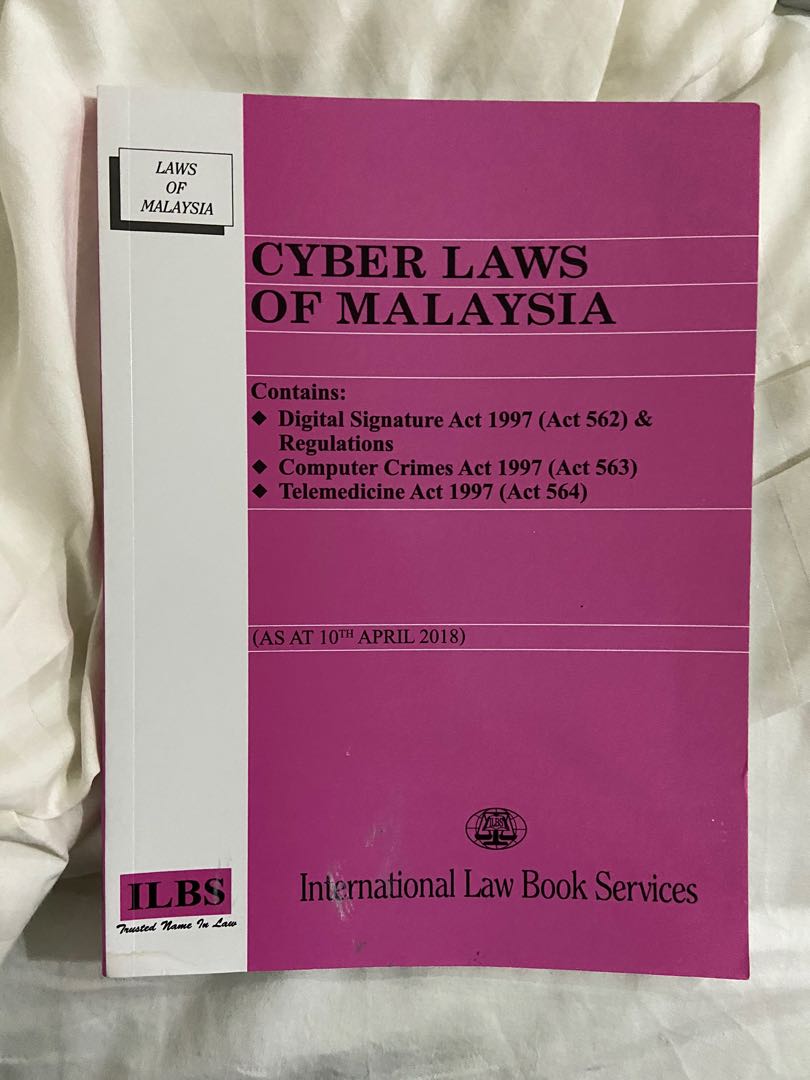 Cyber Law Act Textbooks On Carousell