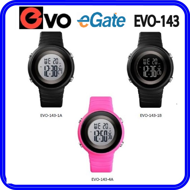 EVO 143 Unisex Kids Digital Sporty YOUTH Design Classic Resin
