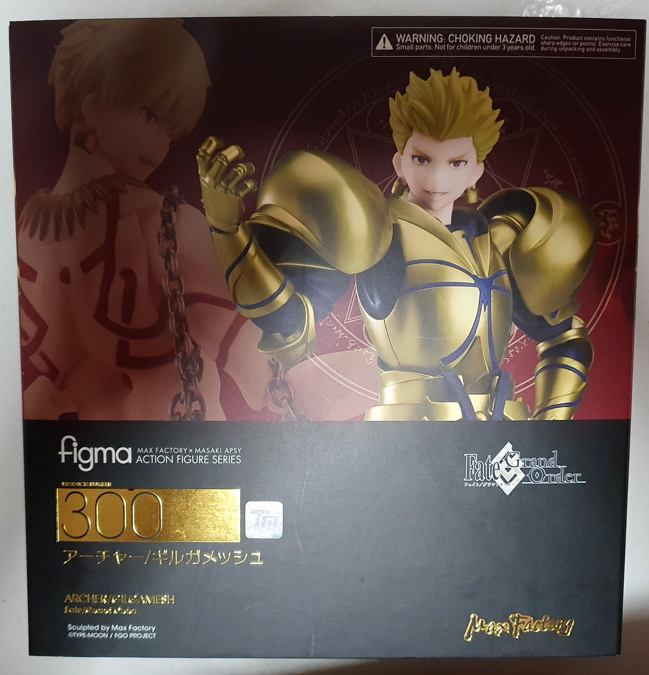 Figma 300 Gilgamesh Archer Official / Authentic Fate Grand Order Stay Night  Zero Type Moon Max Factory, Hobbies & Toys, Toys & Games on Carousell