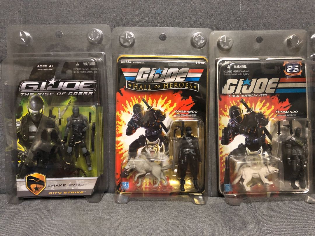 G I Joe Hall Of Heroes Snake Eyes With Timber Commando Action Figures Military Adventure