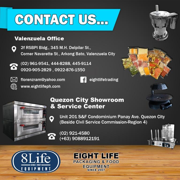 Hand sealer hand sealing machine (Category: Coffee Machines & Makers) located in Valenzuela. Submitted by eightlife_equipment (Listing ID 276144581, Image 3). Description: OTHER AVAILABLE PRODUCTS: * Hand Sealer 8 inches Metal body * Hand Sealer 12 inches Metal body * Hand sealer 24 inches Metal body * Hand sealer 8 inches Plastic body * Hand Sealer 12 inches Plastic body • BBQ Gas Grill Gas /Electric / Smokeless • Hamburger Griddle • Heavy Duty 