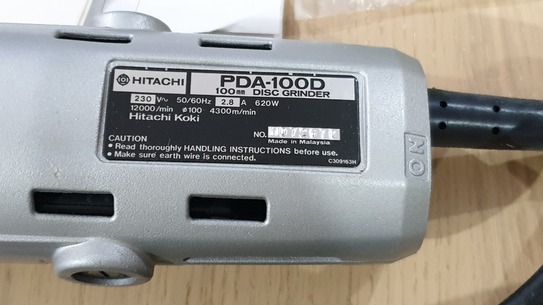 Hitachi PDA100D Disc Grinder, Everything Else on Carousell