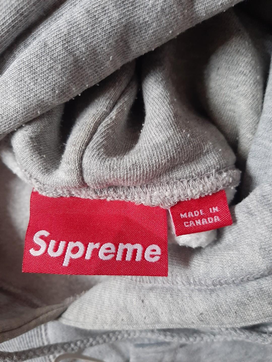 supreme box logo grey