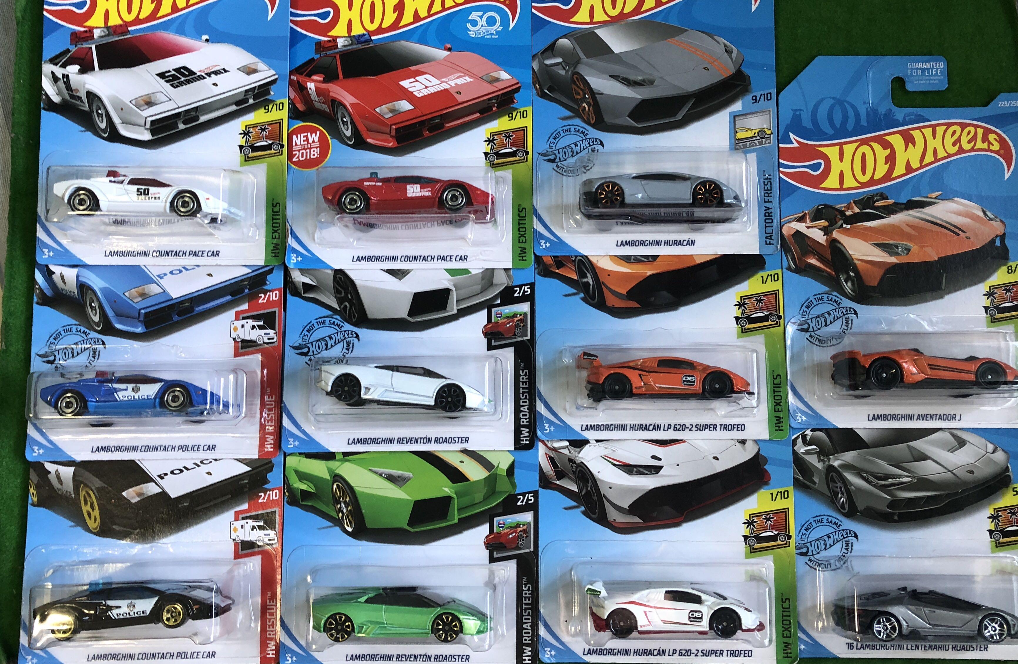 Hot wheels hotsell lamborghini set