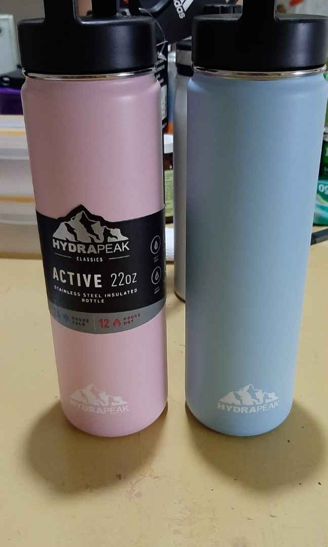 Details about   HYDRAPEAK ACTIVE 22 oz Cloud Stainless Steel Insulated Water Bottle Wide Mouth 