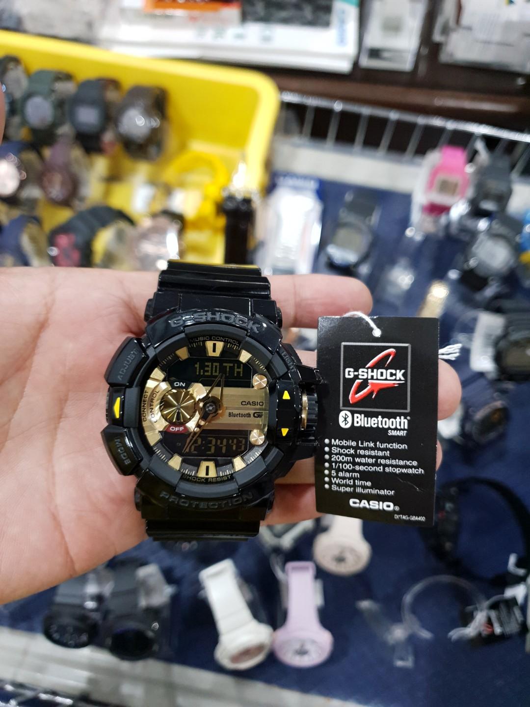 Jam Casio G Shock Original GBA 400 1A9 Gmix Music Control