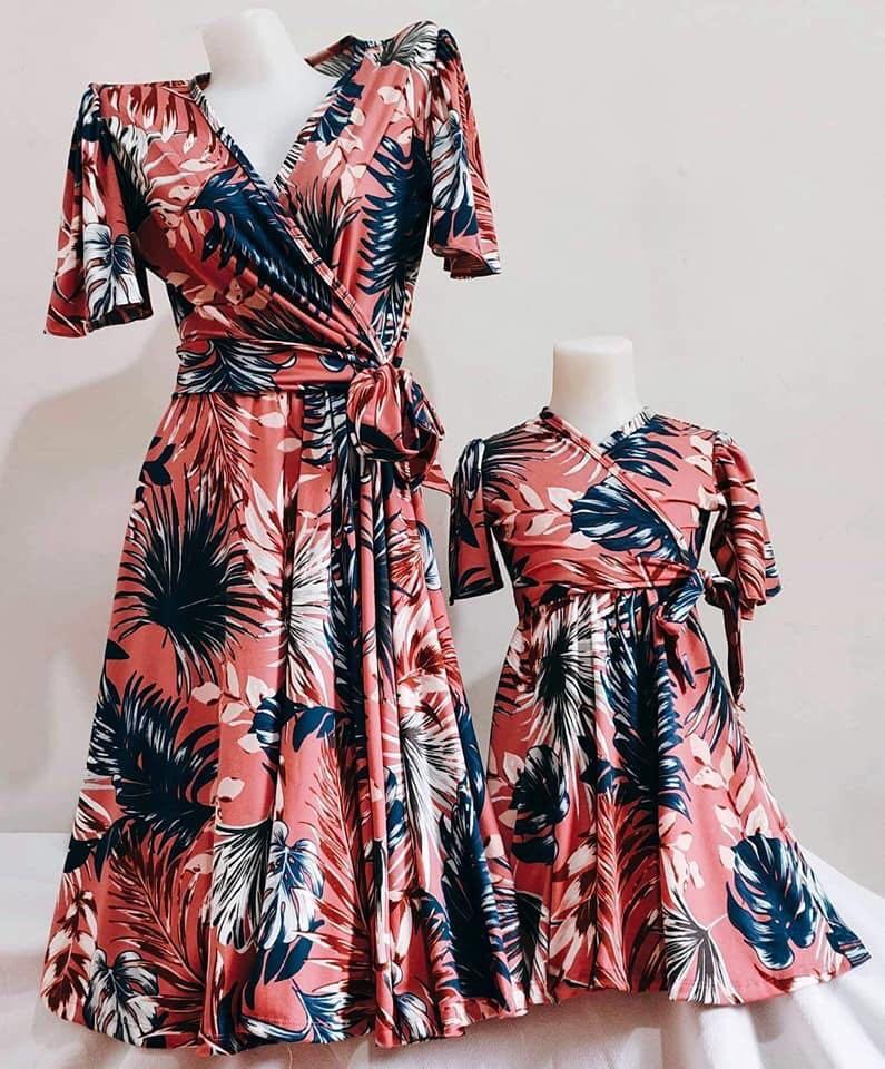 red kimono maxi dress