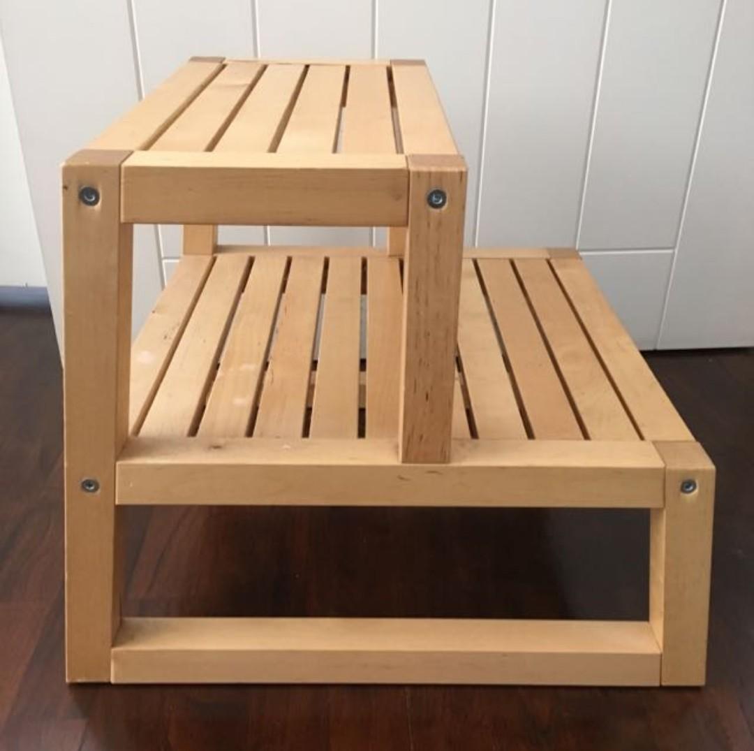 NO SALE LOOKING FOR IKEA MOLGER STEP STOOL Bulletin Board Looking For on Carousell