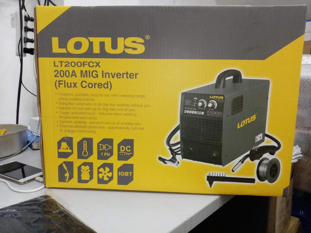 Lotus Mi G Inverter Welding Machine 200a Plux Cored Home Furniture Home Tools And Accessories On Carousell