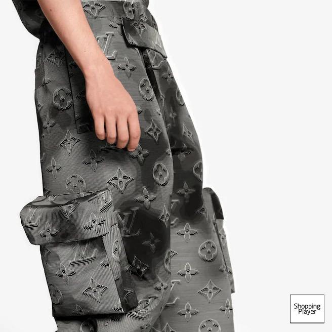 Louis Vuitton MONOGRAM Logo Unisex Nylon Monogram Street Style Cargo Pants  (1A88T9)