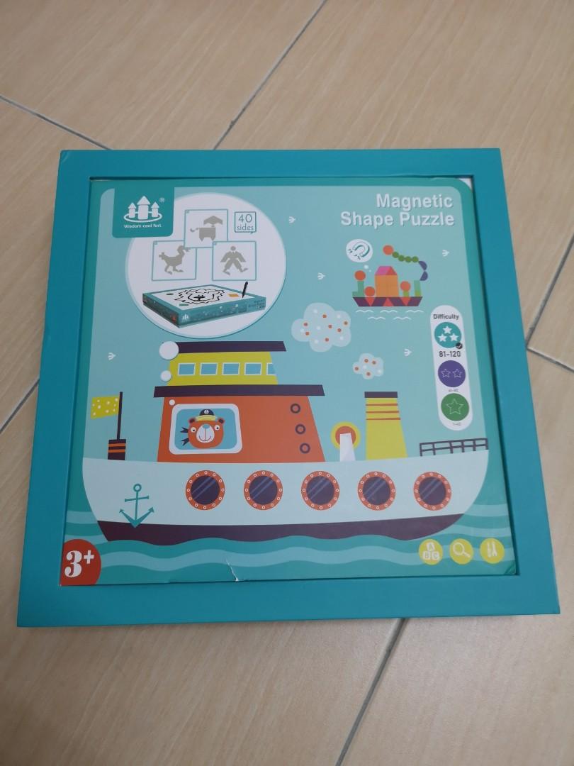 magnetic shape puzzle