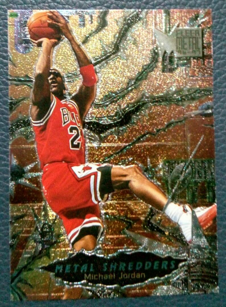 Michael jordan fleer metal top 96 97 metal shredders