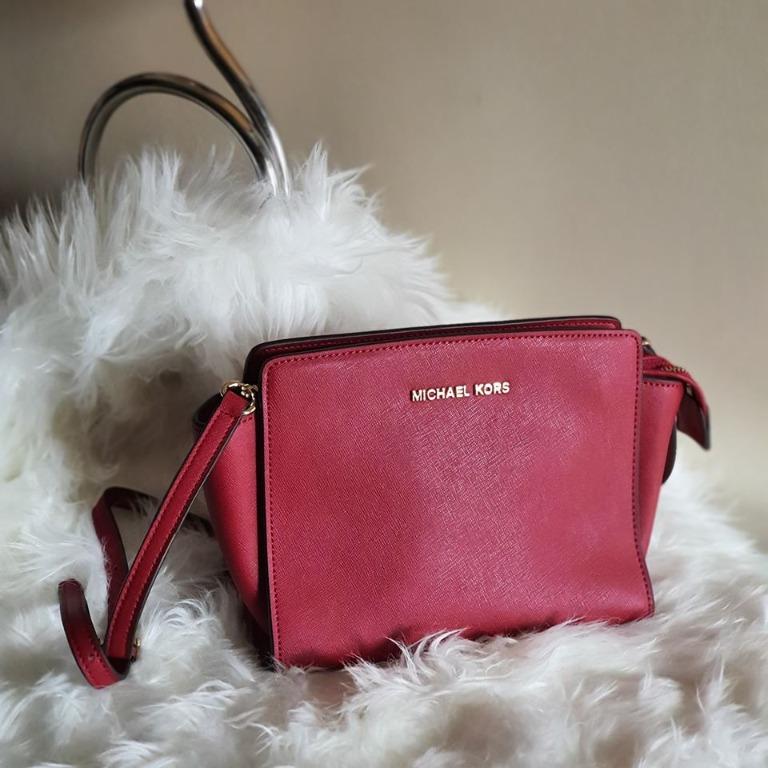 michael kors selma mini saffiano leather crossbody