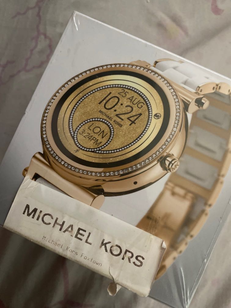mk smartwatch sofie gold