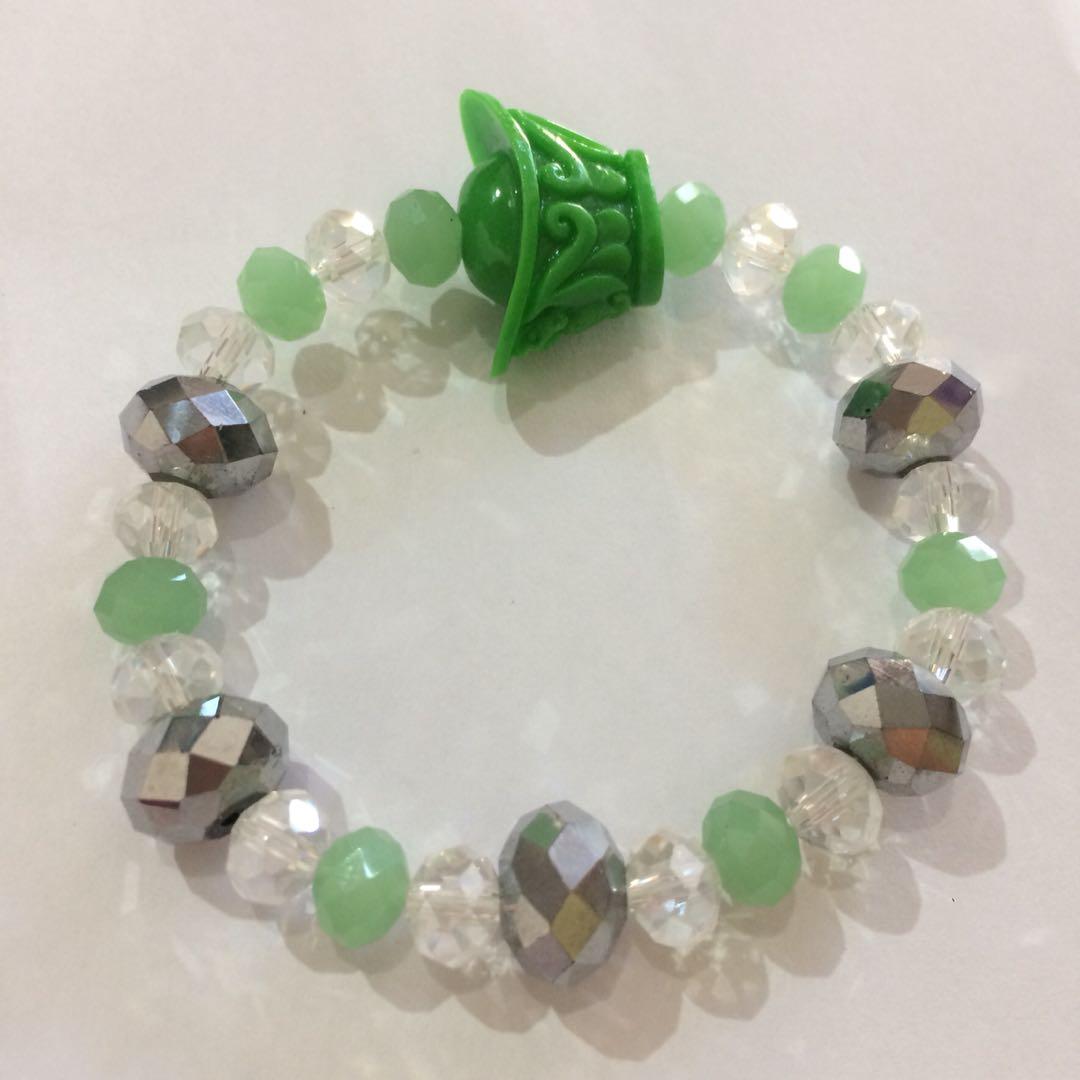 money crystal bracelet
