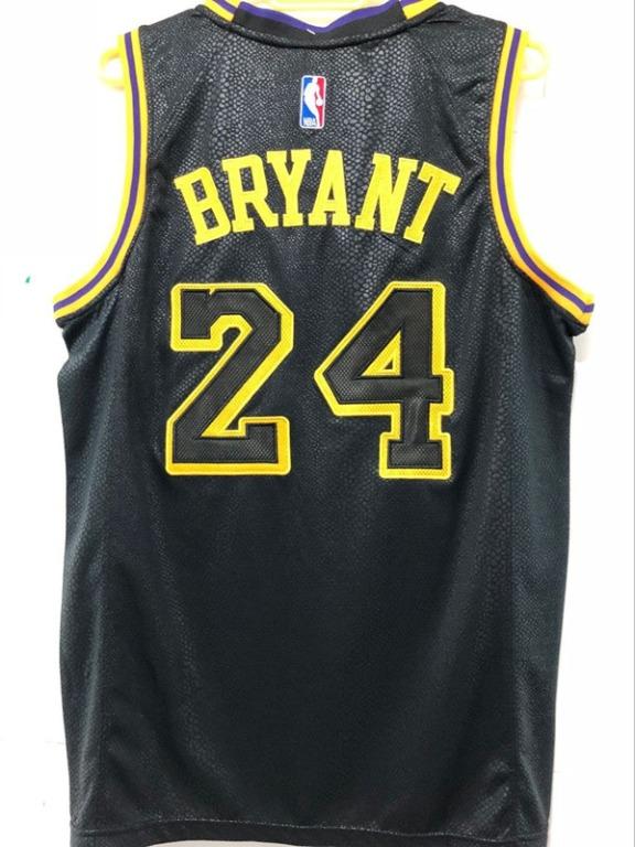 NBA Los Angeles Lakers Kobe Bryant Black 24 Swingman Jersey
