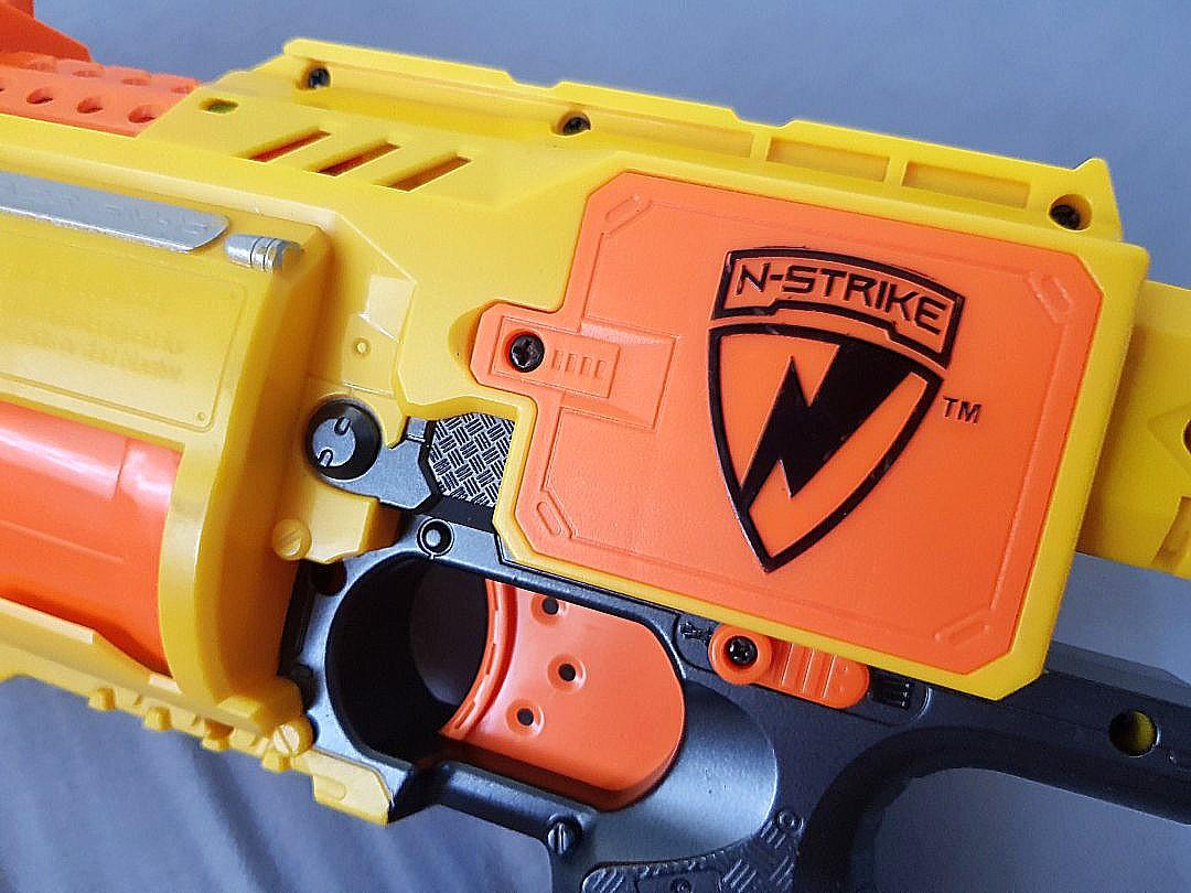 NERF Electronic Revolver, Hobbies & Toys, Toys & Games on Carousell