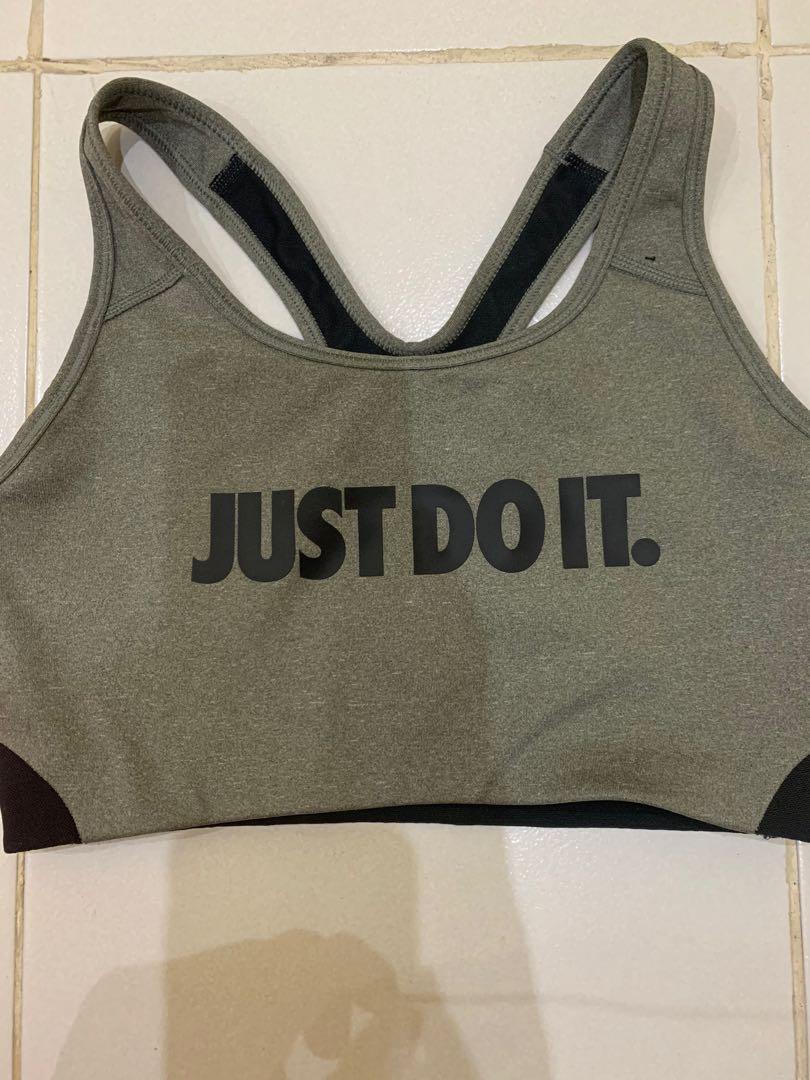 nike khaki sports bra