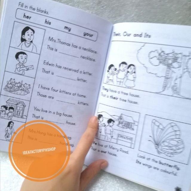 Nouns and Pronouns Workbook Worksheet Preschool Activity, Hobbies ...