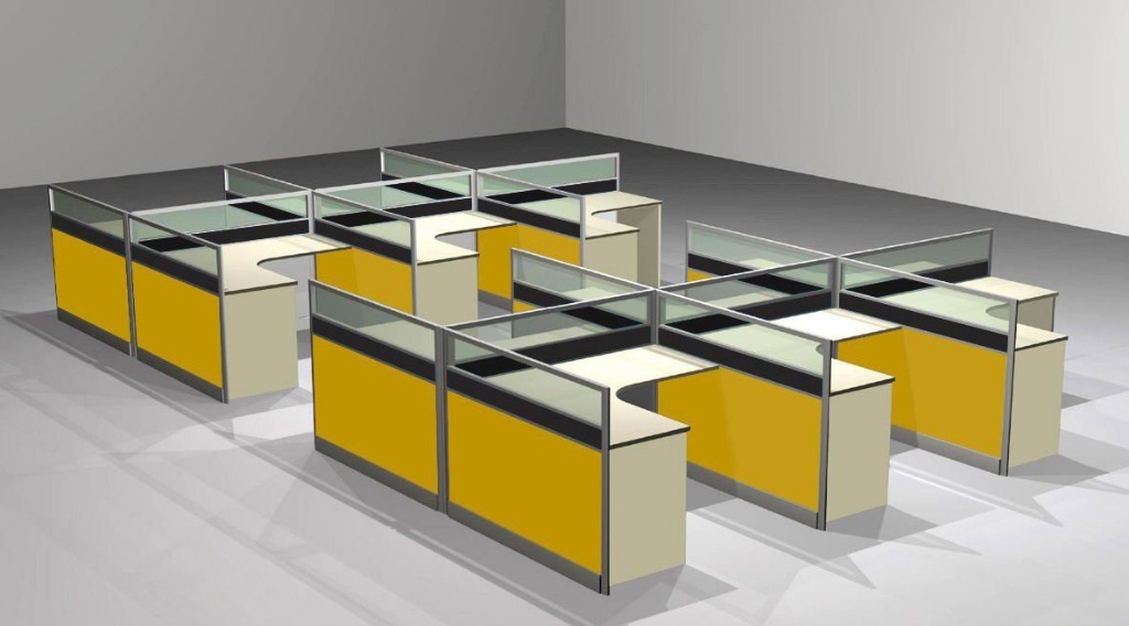 Office Partition Cubicles/Divider/Reception Tables Furniture, Furniture ...