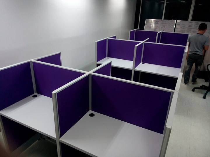 Partition Office Cubicles/Divider/Reception Table Furniture, Furniture ...