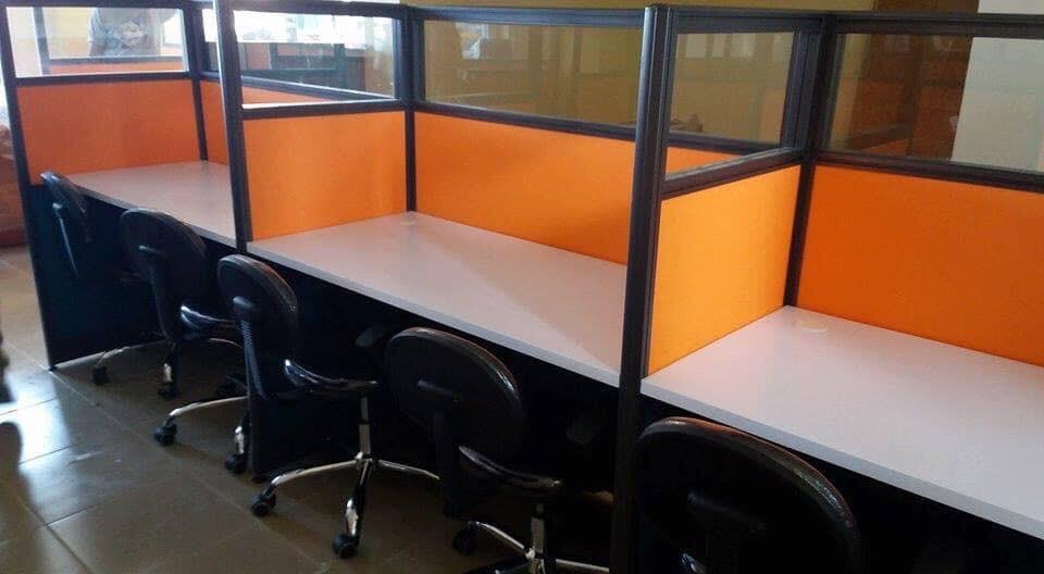 Partition Office Cubicles/Divider/Reception Table Furniture, Furniture ...