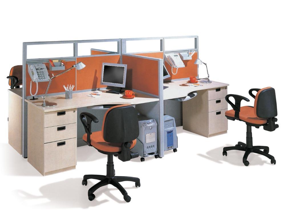 Partition Office Cubicles/Reception table/Divider Furniture, Furniture ...