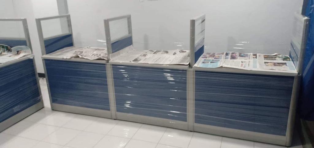 Partition Office Cubicles/Reception table/Divider Furniture, Furniture ...