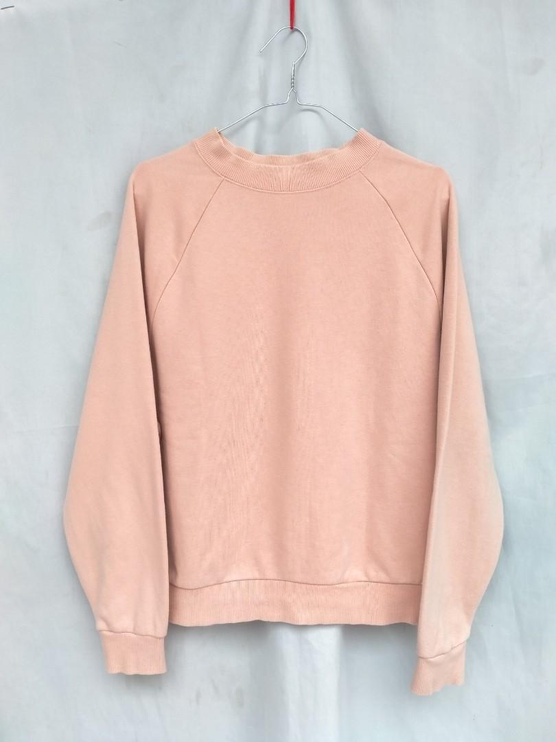 peach sweater