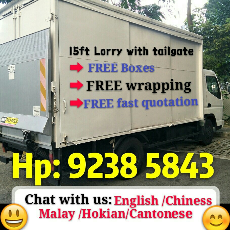 Professional Mover And Delivery Service Direct Whatsapp Me 92385843 Johnsionmovers