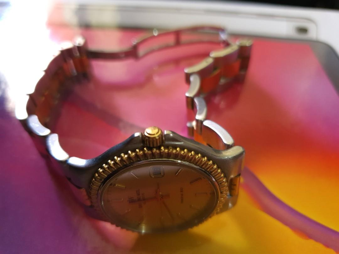 Raymond weil amadeus hotsell 200 18k gold plated