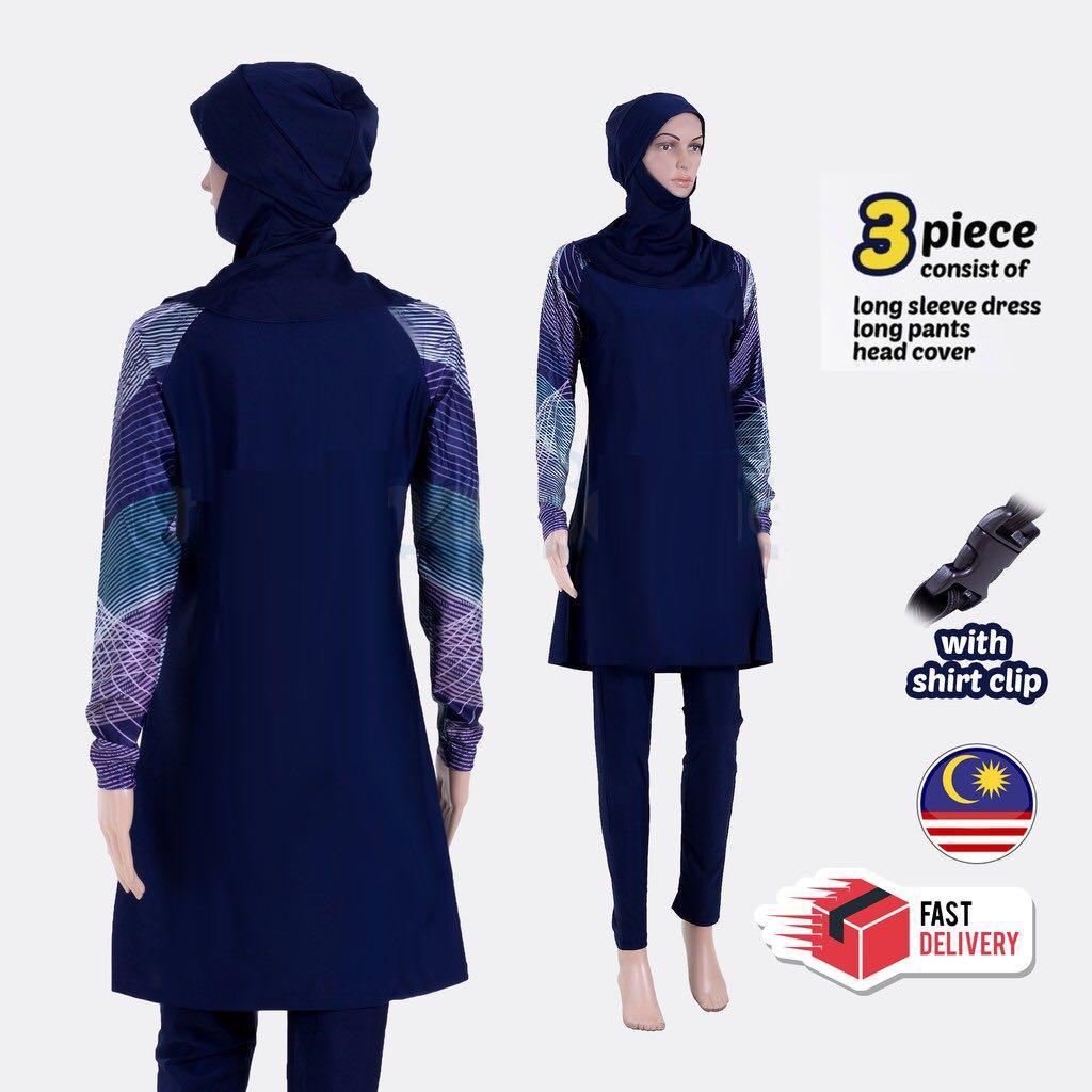 So Sc131 Baju Renang Wanita Women Muslimah Swimming Swim Suit Swimwear Pool Beachwear Women S Fashion Clothes Outerwear On Carousell