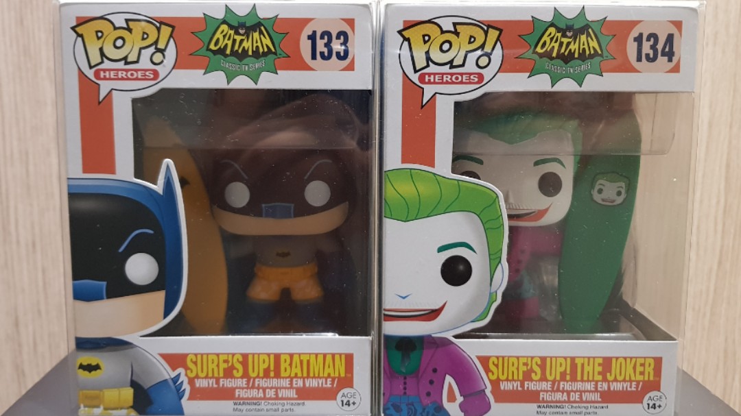 Funko Pop Surf's Up! Batman \u0026 Joker 