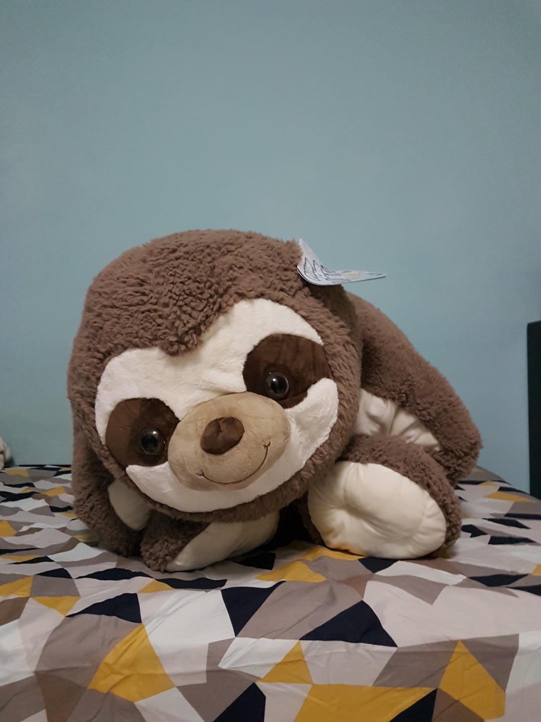 sloth cuddle pillow