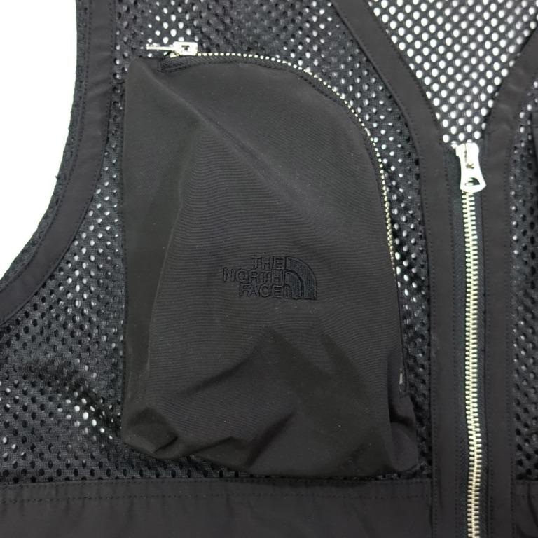 The north face purple top label mesh angler vest