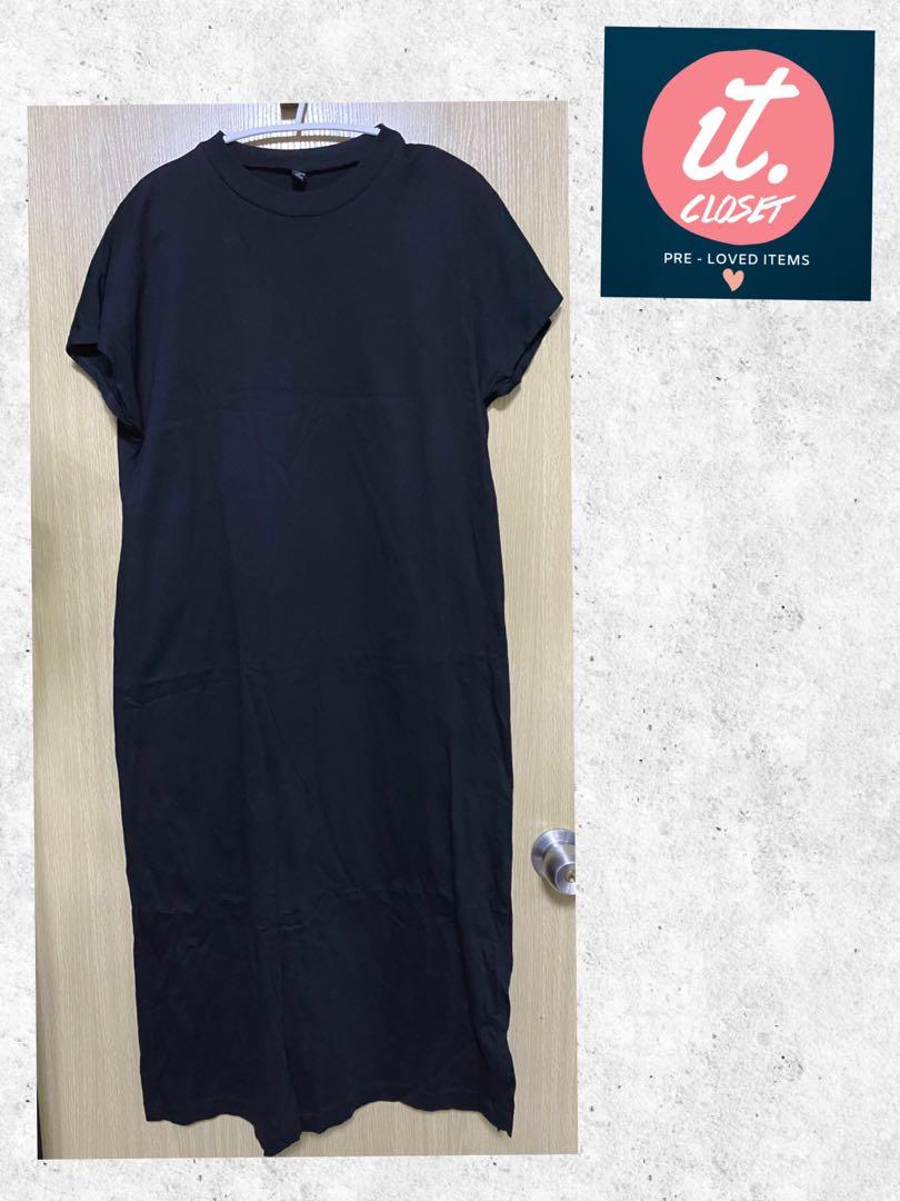 uniqlo mercerized french sleeve dress