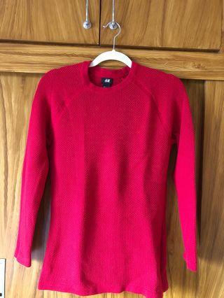 H&M knitted longsleeves sweater or mini dress