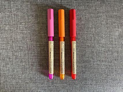 Brand New Authentic Muji Erasable Colored Pen 0.5mm