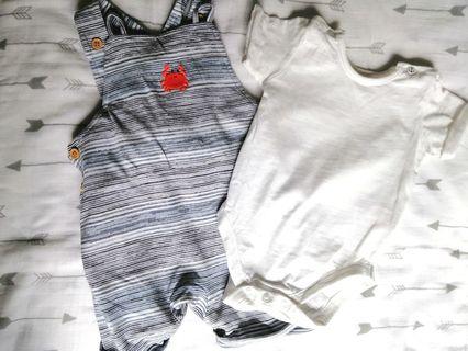 Mothercare jumper and onesie