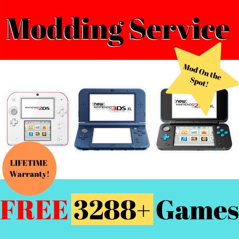 🛑 3288+ Nintendo games for FREE❗ Mod / Homebrew / Jailbreak your Nintendo 3ds / 3ds XL / new 3ds / new 3ds XL / 2ds / 2ds XL, Video Gaming, Video Games, Nintendo on Carousell