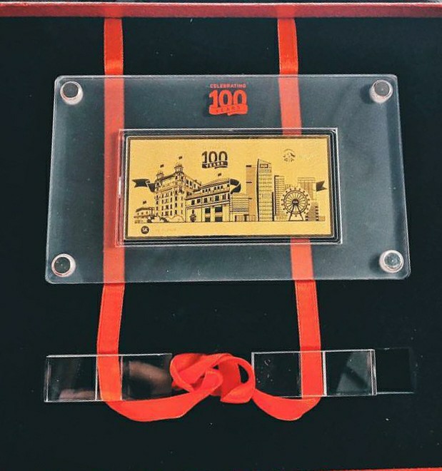 AIA Centennial Gold Bar, Hobbies & Toys, Collectibles & Memorabilia