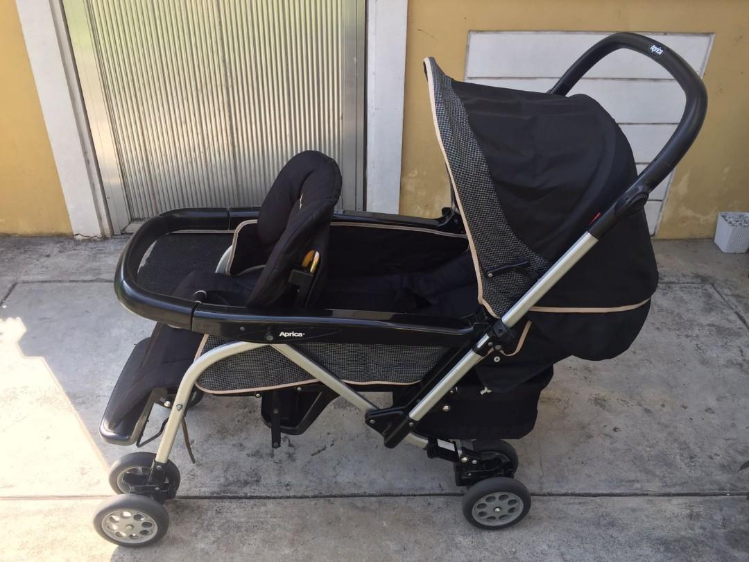 Aprica double stroller sale