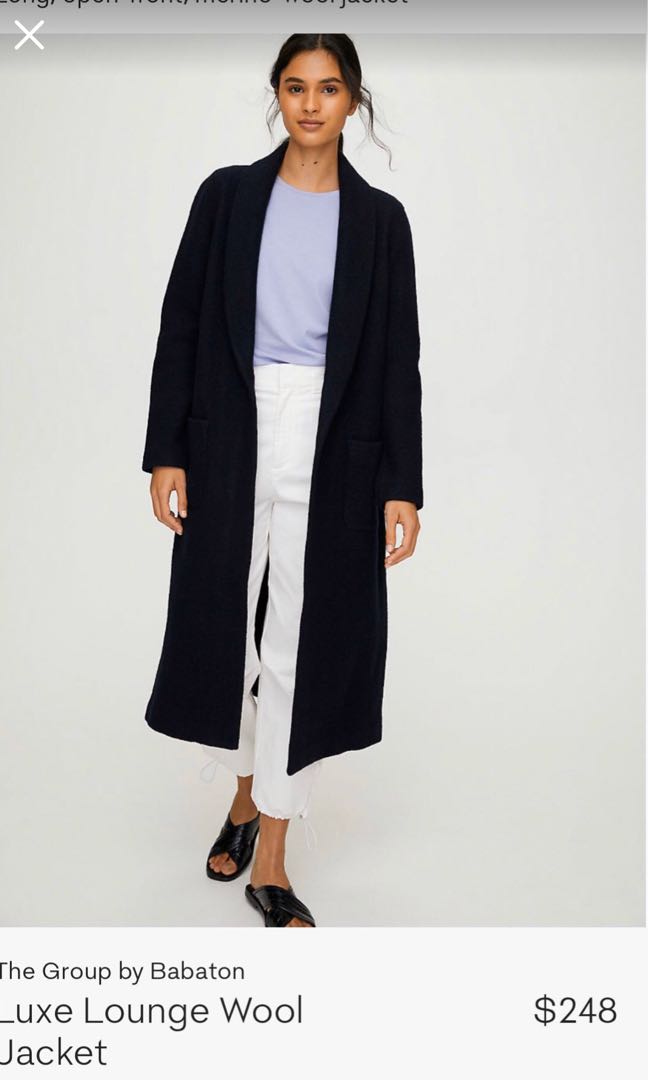 The group by babaton luxe lounge wool jacket discount